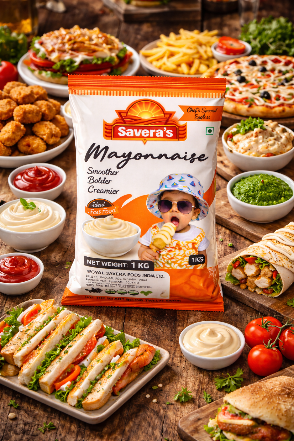 Mayonnaise (Low Fat) 1kg view 3